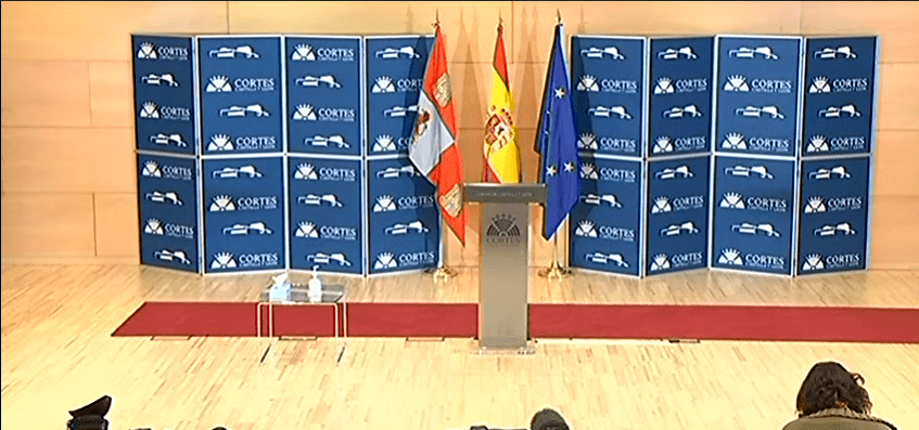 Rueda de prensa de LUIS TUDANCA líder del PSOE en Castilla y León
